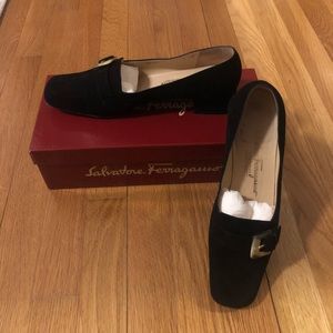 Salvatore Ferragamo Palatina Suede Shoe
